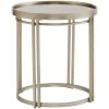 Callie Champagne Silver End Table -furniture QK1034694 TOPL PRI OL
