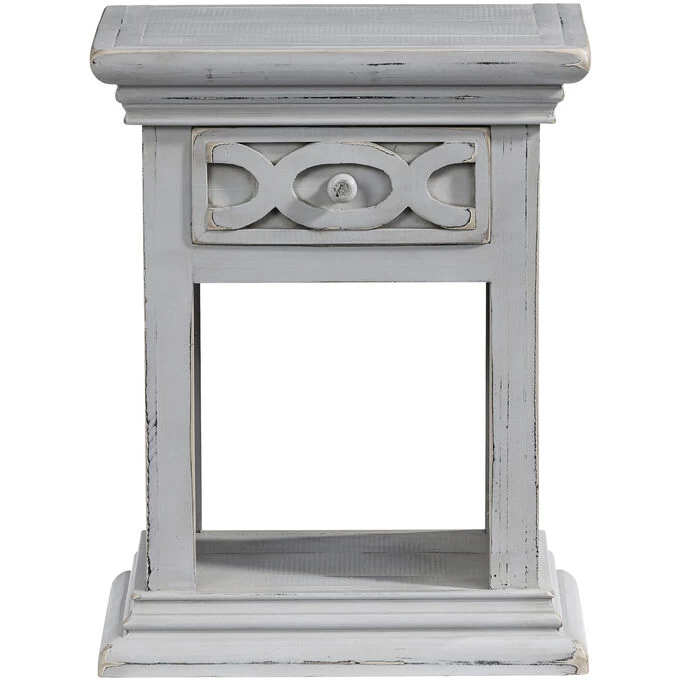 Luna Heather Gray Nightstand 3 Luna Heather Gray Nightstand