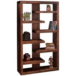 Sausalito Whiskey 72 Inch Bookcase
