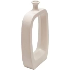 Elevated Chic White Cutout Vase