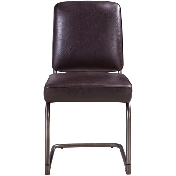 State Dark Brown Side Chair 3 State Dark Brown Side Chair