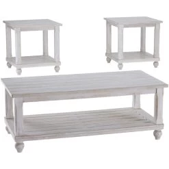 Cloudhurst White Set Of 3 Tables