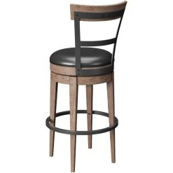 Benton Pecan Swivel Bar Stool -furniture QK1038426 EMHF ABR OL