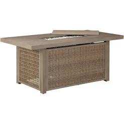 Beachcroft Beige Fire Pit Table -furniture QK1039109 ASHL OPN OL