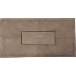 Beachcroft Beige Fire Pit Table -furniture QK1039109 ASHL TOP OL