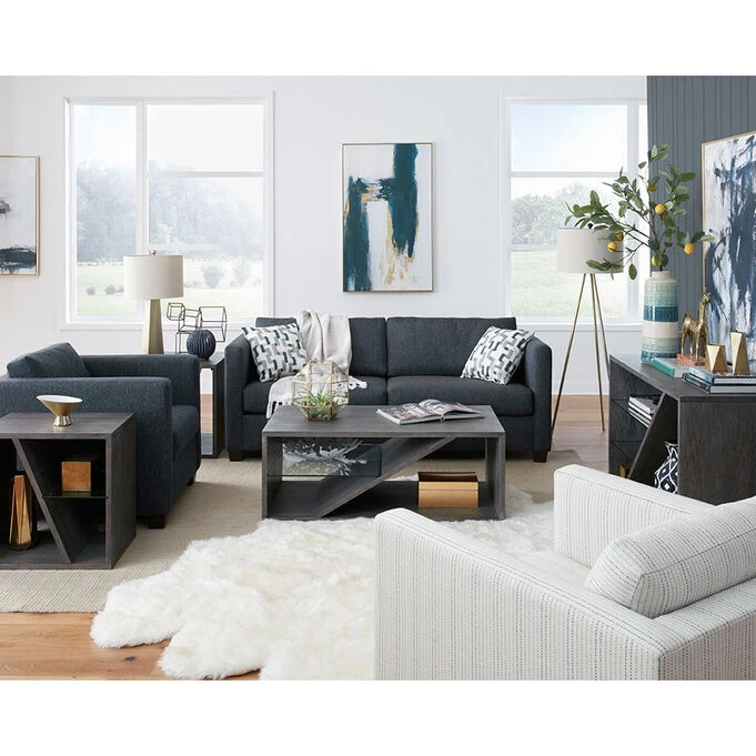 Eight Street Weathered Slate Cocktail Table 5 Eight Street Weathered Slate Cocktail Table - Image 3