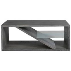 Eight Street Weathered Slate Cocktail Table