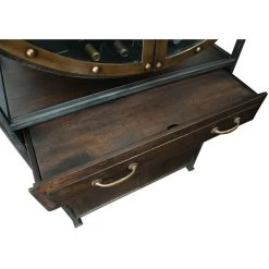 Rob Roy Dark Wood Wine And Bar Cabinet -furniture QK1040292 HOMI ER2 OL