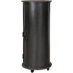 Half Pint Black Wine And Bar Cabinet 11 Half Pint Black Wine And Bar Cabinet -furniture QK1040294 HOMI BCK OL