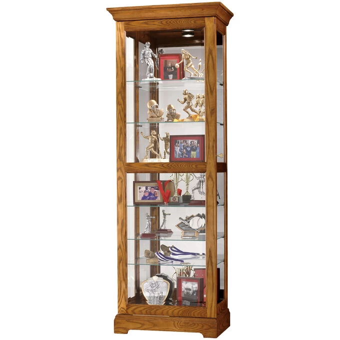 Moorland Oak Curio Cabinet 3 Moorland Oak Curio Cabinet