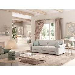 Casey Light Gray King Sleeper Sofa -furniture QK1040476 LUON LF1 RM