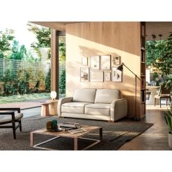 Leon Gray Queen Sleeper Loveseat -furniture QK1040480 LUON LF1 RM