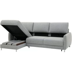 Delta Gray Full XL Chaise Loveseat Sleeper -furniture QK1040487 LUON IS1 OL