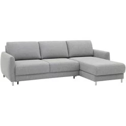 Delta Gray Full XL Loveseat Sleeper Chaise