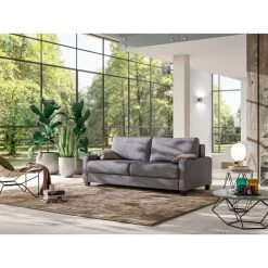 Nico Dark Gray King Sleeper Sofa -furniture QK1040489 LUON LF1 RM