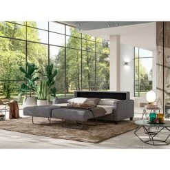 Nico Dark Gray King Sleeper Sofa -furniture QK1040489 LUON LF2 RM