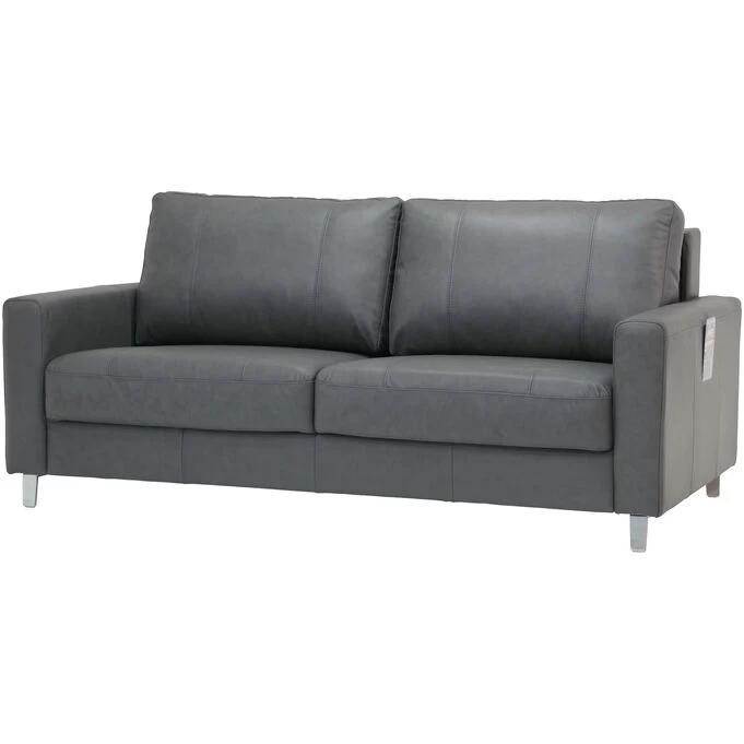 Nico Brown Leather Queen Sleeper Loveseat 5 Nico Brown Leather Queen Sleeper Loveseat - Image 3