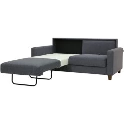 Nico Dark Gray Queen Sleeper Loveseat -furniture QK1040492 LUON ER4 OL