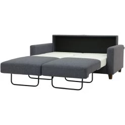 Nico Dark Gray Queen Sleeper Loveseat -furniture QK1040492 LUON OPN OL
