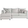Payne Eggshell Left Chaise Sofa -furniture QK1040760 HUGH PRI OL