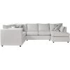 Payne Eggshell 3 Piece Right Chaise Sectional -furniture QK1040765 HUGH PRI OL