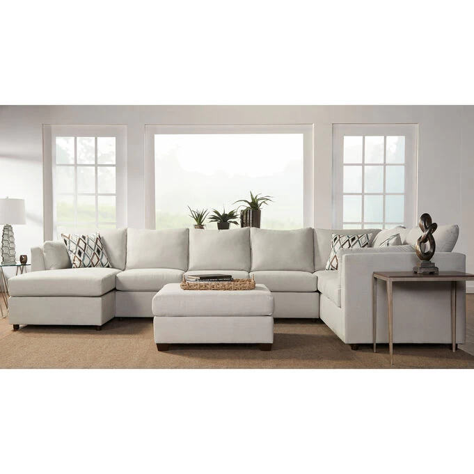 Payne Eggshell 4 Piece Left Chaise Sectional 3 Payne Eggshell 4 Piece Left Chaise Sectional