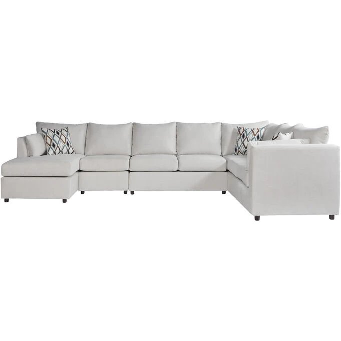 Payne Eggshell 4 Piece Left Chaise Sectional 4 Payne Eggshell 4 Piece Left Chaise Sectional - Image 2