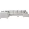 Payne Eggshell 4 Piece Right Chaise Sectional