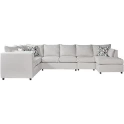 Payne Eggshell 4 Piece Right Chaise Sectional