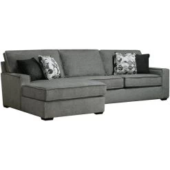 Cash Brevard Gray 2 Piece Left Chaise Sectional 9 Cash Brevard Gray 2 Piece Left Chaise Sectional -furniture QK1040860 DIME PRI OL