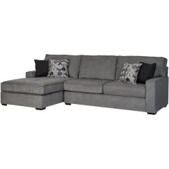 Cash Brevard Gray 2 Piece Left Chaise Sectional 8 Cash Brevard Gray 2 Piece Left Chaise Sectional -furniture QK1040860 DIME SH PRI OL