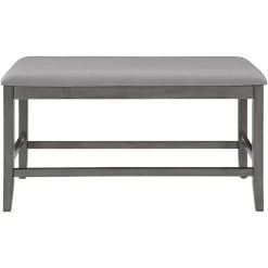 Seneca Gray Counter Bench
