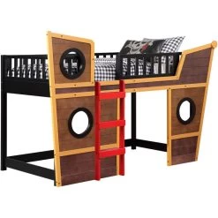 Harding Brown Pirate Loft Bed