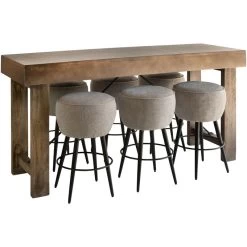 Francis Gray 5 Piece Counter Dining Set