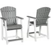 Transville Set Of 2 Gray Counter Stools