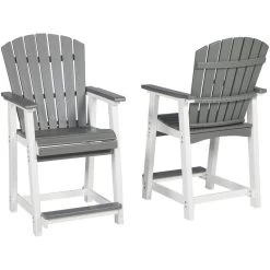 Transville Set Of 2 Gray Counter Stools