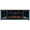 Nantucket Blue Denim 88 Inch Fireplace Console -furniture QK1042441 LEGE PRI OL