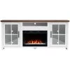 Hampton White 72 Inch Fireplace Console 2 Hampton White 72 Inch Fireplace Console -furniture QK1042444 LEGE PRI OL