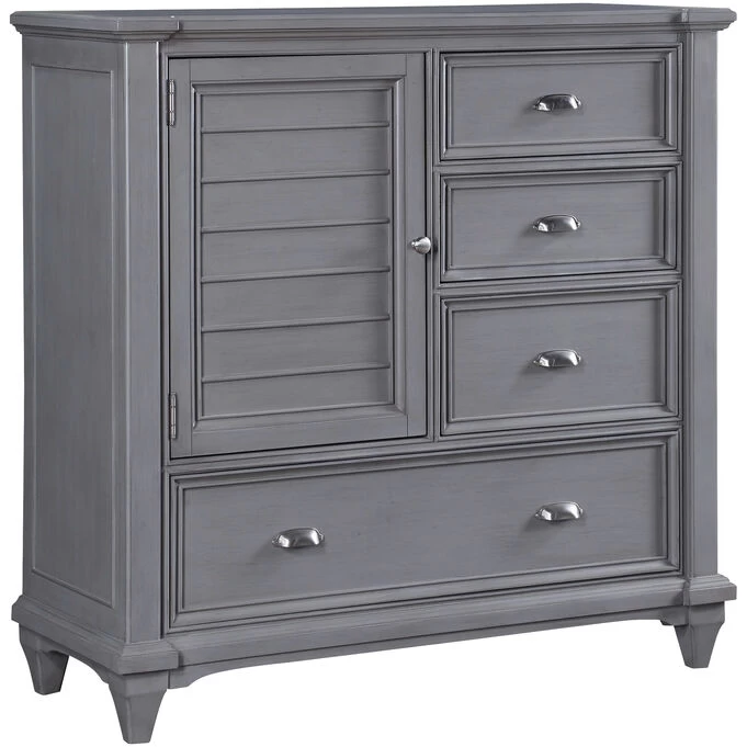 Hilton Head Gray Gentleman's Chest 4 Hilton Head Gray Gentleman's Chest - Image 2