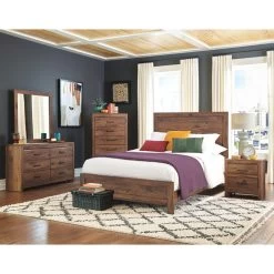 Gilliam Aspen Oak Queen 4 Piece Room Group