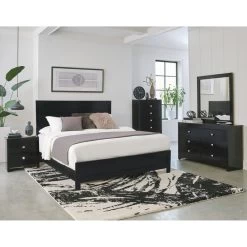 Breanne Black Queen 4 Piece Room Group