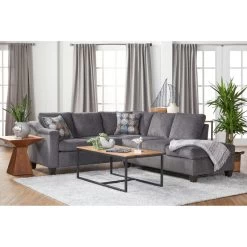 Lake Flannel Right Chaise Sectional