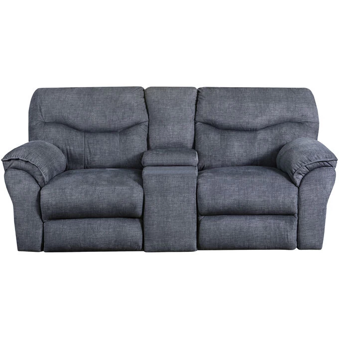 Kish Charcoal Reclining Console Loveseat 3 Kish Charcoal Reclining Console Loveseat