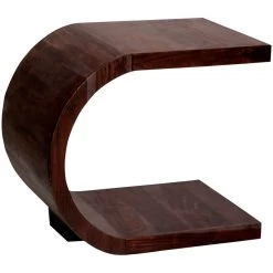 Ellipse Gray Wash End Table -furniture QK1045957 PORT SID OL