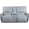 Holston Silver Power Plus Reclining Console Loveseat 1 Holston Silver Power Plus Reclining Console Loveseat -furniture QK1045966 MWHO PRI OL
