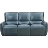 Holston Caribbean Leather Power Plus Reclining Sofa