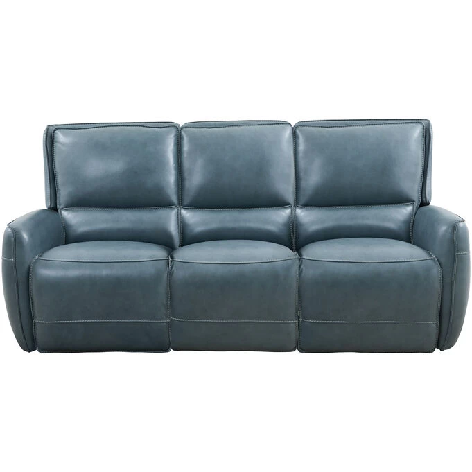 Holston Caribbean Leather Power Plus Reclining Sofa 3 Holston Caribbean Leather Power Plus Reclining Sofa