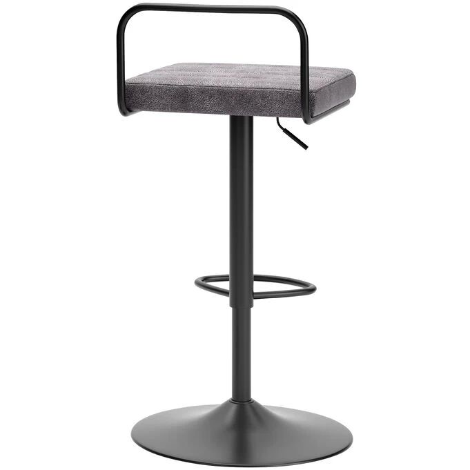 Strumford Black Bar Stool 4 Strumford Black Bar Stool - Image 2