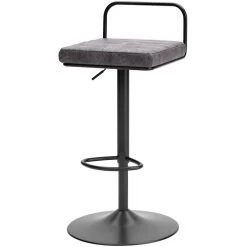 Strumford Black Bar Stool