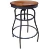 Bosa Gun Metal Adjustable Height Stool 2 Bosa Gun Metal Adjustable Height Stool -furniture QK1046503 BAKA PRI OL
